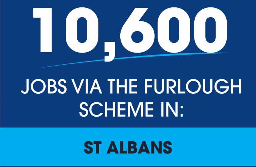 10,600 jobs protected by furlough in St Albans