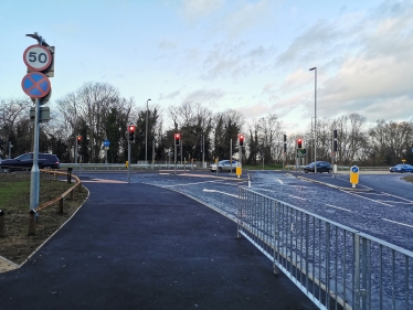 Junction upgrade includes full support for pedestrians and cyclists